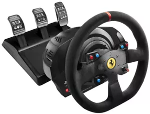 Thr - Wheel T300 Ferrari Integral Racing Wheel Alcantara Edition + Pedialera - Picture 1 of 6