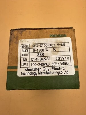 1PCS Brand New REX-C100FK02-V *AN Temperature Controller Shenzhen Guyi Electric - Image 1 of 4