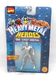 Silver Surfer Toy Biz Marvel Heavy Metal Heroes 1997 Die-Cast Figure 2.5" V-47 - Picture 1 of 2
