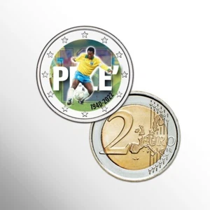 2 EURO - PELE' COLORATO - SUBITO DISPONIBILE!!! - Picture 1 of 1