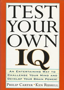 Test Your Own IQ By Philip Carter & Ken Russell New Hardcover with Dust Jacket - Picture 1 of 2