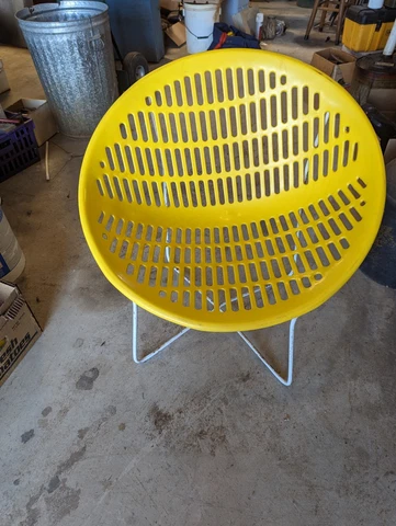 Vintage Yellow Solair Chair Design By Fabiano & Panzini, Item # 60323 Cover