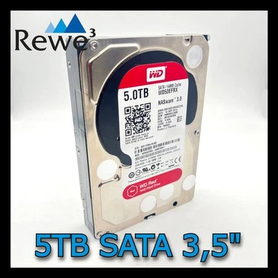 5TB HDD SATA 3,5" 6Gb/s WD Red Pro NASware 3.0 HDD per NAS WD50EFRX - Immagine 1 di 2