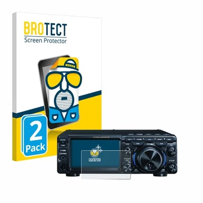 BROTECT 2x Schutzfolie matt für Yaesu FT-710 Panzerfolie Displayschutz