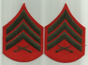 USMC Sergeant (E-5)  Rank Dress Pair - Picture 1 of 2