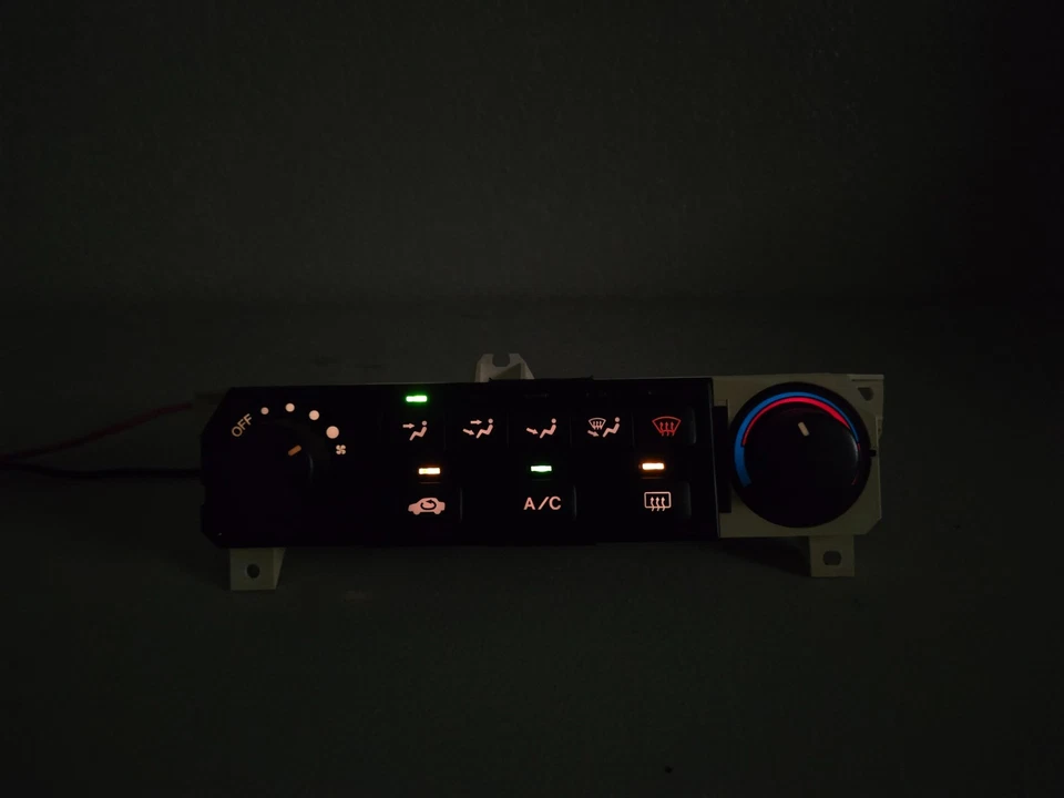 Probado 1998 1999 2000 Honda Accord DX LX EX AC manual calefacción climatización control Foto 1 de 4