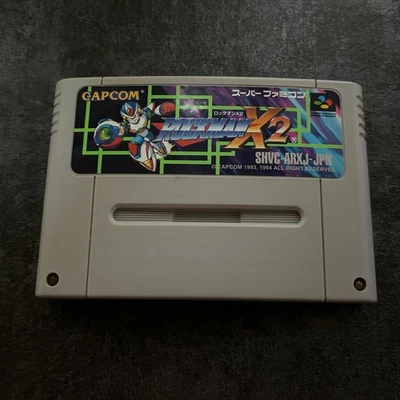 Nintendo Super Famicom Rockman X2 Mega Man SFC SNES Game Cassette JAPAN - Image 1 of 4