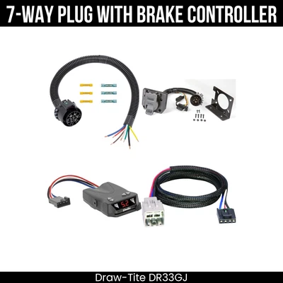 Control de freno de cableado de 7 vías DrawTite para 05-07 Ford F-250 350 450 550 Super Duty Foto 1 de 4