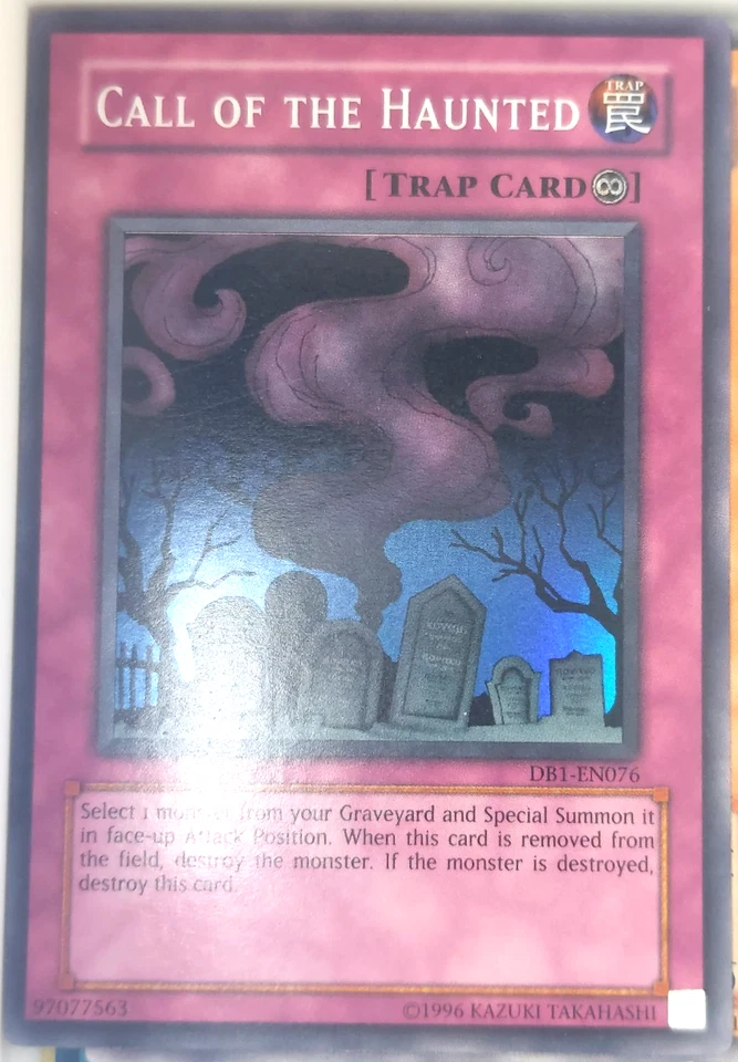 Yugioh Call of the Haunted DB1-EN076 Trading Card Game TCG CCG - Image 1 of 1