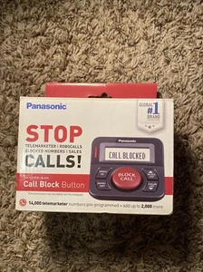Panasonic Call Block Button Stop Telemarketer Calls New Open Box - Zdjęcie 1 z 5