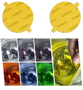 Lamin-x Universal Pre-cut Headlight/Foglight Protective Film 2 x 2" Rounds - Picture 1 of 13