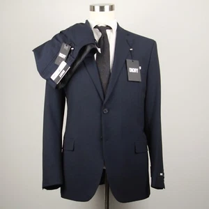 44R DKNY Mens 2-pc Suit Blazer Jacket Mismatched Pants 32x30 Modern Fit E03381 - Picture 1 of 12