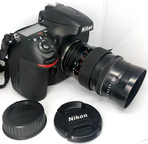 Vintage 135mm f2.8 Cine Lens Nikon Declicked for D3 D800 D850 D810 D7200 D500 - Picture 1 of 12