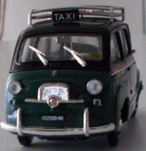 BRUMM FIAT MULTIPLA TAXI 1/43 ANNI '50 NO CORGITOYS, MEBETOYS, DINKITOYS - Foto 1 di 4