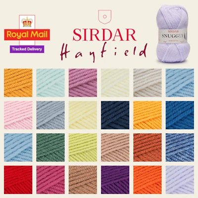 Sirdar Snuggly DK Double Knitting 50g Soft Baby Yarn Knitting Crochet