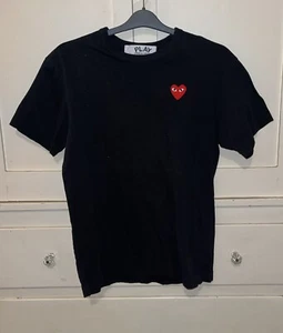 COMME DES GARCONS CDG PLAY RED HEART TEE AZ-T108-051-1-1 L - Picture 1 of 4