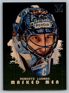 2008  In The Game Between The Pipes #MM-41 Roberto Luongo Masked Men