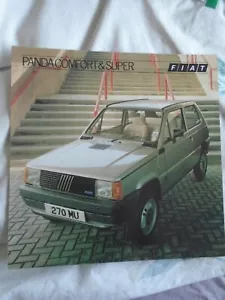 Fiat Panda Comfort & Super brochure Apr 1983 UK market - Picture 1 of 1