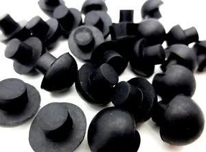 5/16" Hole Fit Rubber Bumper Pad Push-In Fit 5/16" Hole, 5/8" Pad, Is 5/16" Tall - Picture 1 of 12