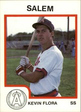 1987 Salem Angels ProCards #22 Kevin Flora