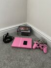 Sony Playstation 2 Slim Pink Console 6 Game Scph-770003 Pal Ps2 Working *no Psu*