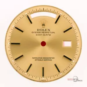 Original Men's Rolex DayDate 1803 Non-Quick Champagne Stick 18K Yellow Gold #B67 - Picture 1 of 9