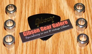 Gibson Historic Les Paul Tuner Ferrule Set 6 Reissue Kluson Peg R9 Guitar Parts - Picture 1 of 3