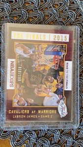 2015-16 Panini NBA Hoops - Road to the Finals NBA Finals #10/199 Lebron James