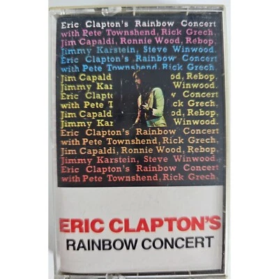 Eric Clapton's Rainbow Concert Cassette Tape PolyGram Records 1973 Audio Music - Imagem 1 de 4