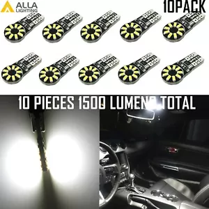 Allal Lighting 12-LED 168 License Plate Tag|Trunk|Side Marker Light Bulb White - Picture 1 of 12