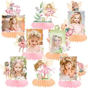 Fairy Photo Honeycomb Centerpieces 9Pcs Fairy Party Table Centerpieces Fairy ... - Picture 1 of 8