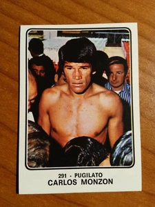 Pegatina Carlos Monzon 1973 Sport Champions Panini #291 nueva, como nueva rara - Imagen 1 de 4