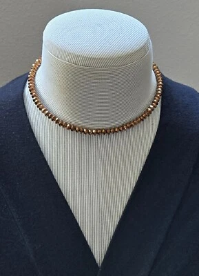 记忆丝项链项链项链项链女士棕色项链包裹 — 第 1/4 张图片