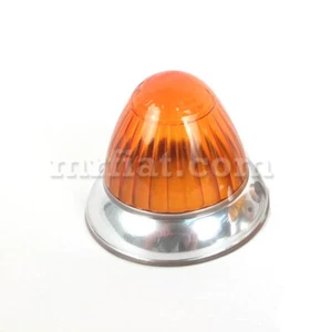 Borgward Isabella Early Round Amber lente de señal de luz frontal Nuevo - Imagen 1 de 1