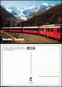 Ansichtskarte .Graubünden Der Bernina-Express" der Rhätischen Bahn 1999