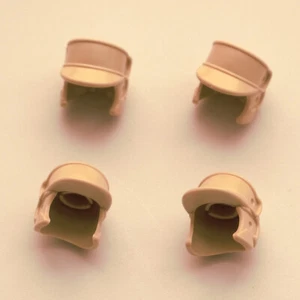 Star Wars LEGO x 4 Tan Minifigure, Headgear Helmet SW Hoth Rebel Trooper - Picture 1 of 1
