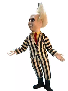 Vintage 1989 Beetlejuice Pull String Doll Talking Hard to make out, Kenner COOL - Picture 1 of 7