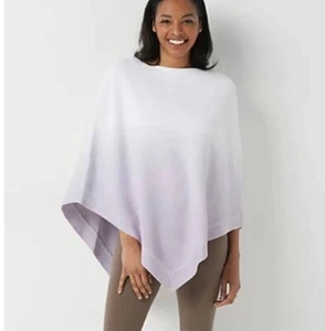  Poncho Suéter BAREFOOT DREAMS Ombre CozyChic Ultra Lite OS Costal Beach - Imagen 1 de 6