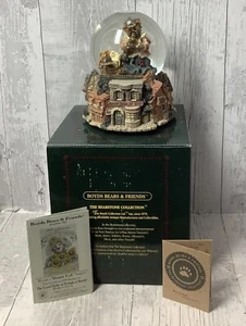 Boyds Bears The Collector Water Ball Snow / Glitter Globe Musical Boxed - Picture 1 of 15
