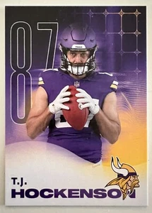 2024 Minnesota Vikings Pepsi Team Issue Card T.J. Hockenson Iowa Mint NFL - Bild 1 von 2
