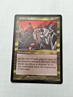 MTG Keldon Twilight Planeshift 112/143 Regular Rare - Uncirculated - Image 1 of 4