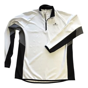 Cutter Buck Men’s L DryTec 50 UPF Pullover 1/4 Zip White With Shangri-La Logo - Picture 1 of 8
