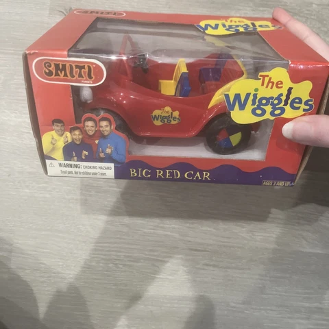 (MR23) NIB SMITI The Wiggles Big Red Car Hard Plastic 2003 Vintage Cover
