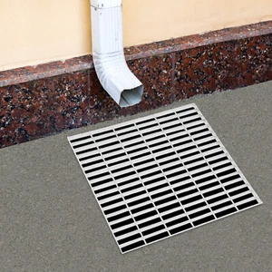 Driveway Drain Cover Steel Grate B125 Class Channel 23.6x23.6in USA - Picture 1 of 24