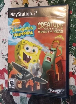 SpongeBob SquarePants Creature from the Krusty Krab PS2 Video Game Vtg Cartoon  - Image 1 of 3