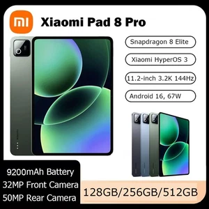 Xiaomi Pad 8 Pro 11.2 Inch Tablet PC Android 16 Snapdragon 8 Elite 9200mAh 50MP - Picture 1 of 20