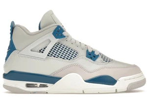Size 5.5Y - Jordan 4 Retro Military Blue (2024) (GS) HF4281-141  - Picture 1 of 1