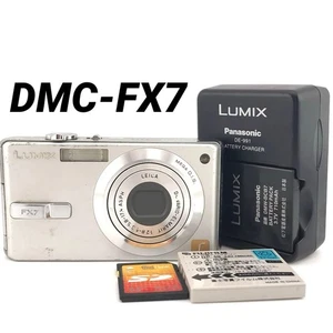 Panasonic LUMIX DMC FX7 Silver Digital Camera 5MP 3x Optical Zoom Compact - Picture 1 of 12
