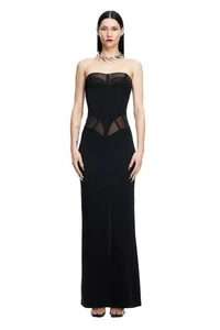 Mugler x H&M Strapless Evening Gown corset maxi dress UK 20 L-XL NWT - Picture 1 of 13