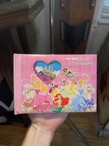 NEW  - Walt Disney Disneyland Princess Autograph Book & Photo PICTURE Album - Bild 1 von 9